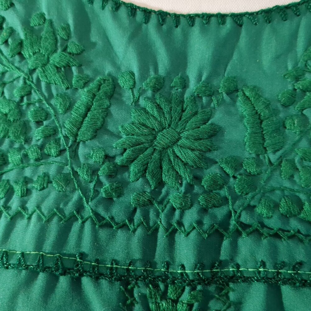 NWT Green Latin Dress Size Small - Picture 2 of 12